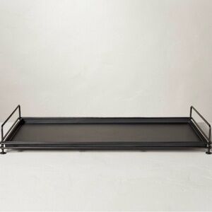Hearth & Hand Indoor/Outdoor Entryway Black Metal Shoe & Boot Tray NWT